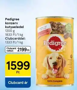 Tesco Pedigree konzerv kutyaeledel ajánlat