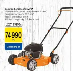 Tesco Daewoo benzinés fűnyíró ajánlat