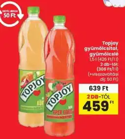 Spar Topjoy gyümölcsital, gyümölcslé ajánlat