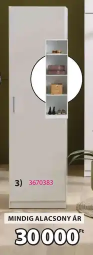 JYSK Fandrup sorozat ruhásszekrény ajánlat