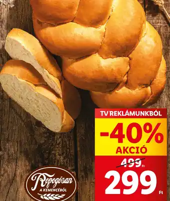 Lidl Vajas fonott kalács ajánlat