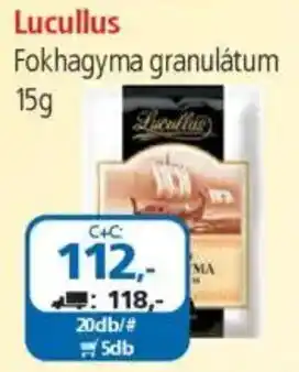 ÁRKLUB Lucullus Fokhagyma granulátum ajánlat