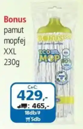 ÁRKLUB Bonus pamut mopfej ajánlat