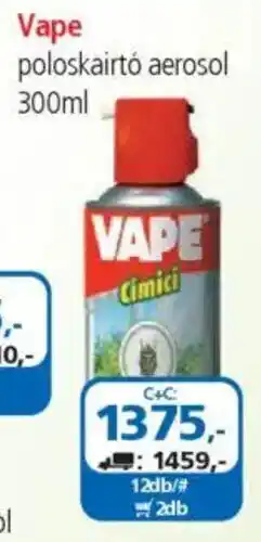 ÁRKLUB Vape poloskairtó aerosol ajánlat
