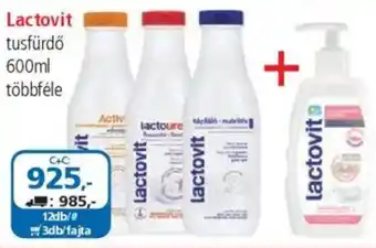 ÁRKLUB Lactovit tusfürdő ajánlat