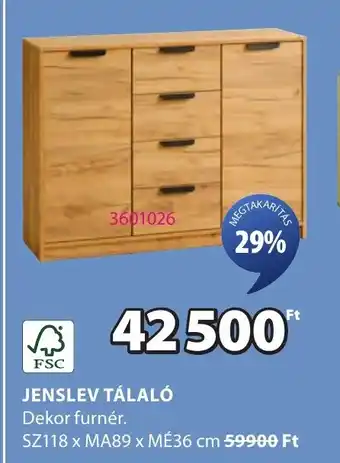 JYSK Jenslev tálaló ajánlat