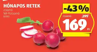 ALDI Hónapos retek ajánlat