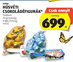 ALDI Sorini húsvéti csokoládéfigurák ajánlat