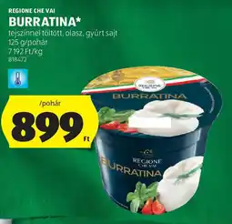 ALDI Regione che vai burratina ajánlat