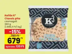 Spar Koliós K³ Classic pita ajánlat