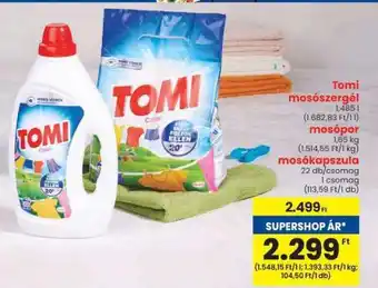 Spar Tomi mosószergél ajánlat