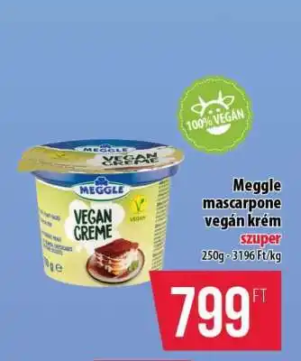 Coop Meggle mascarpone vegán krém ajánlat