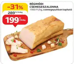 Auchan Régimódi Csemegeszalonna ajánlat