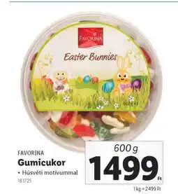 Lidl Favorina Gumicukor ajánlat