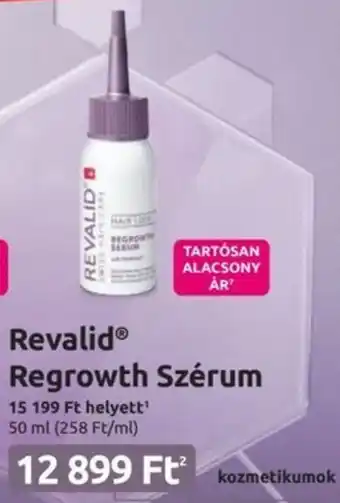 Benu Gyógyszertárak Revalid Regrowth Szérum ajánlat