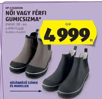 ALDI Női vagy férfi gumicsizma ajánlat