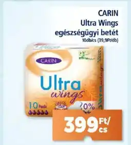 Goods Market CARIN Ultra Wings egészségügyi betét ajánlat