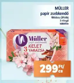 MÜLLER papír zsebkendő