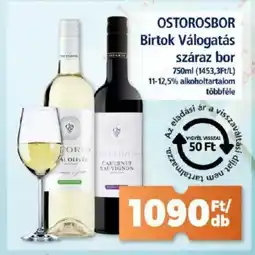 OSTOROSBOR Birtok Válogatás száraz bor