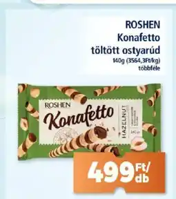 Goods Market ROSHEN Konafetto töltött ostyarúd ajánlat