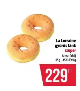 Coop La Lorraine gyűrűs fánk ajánlat