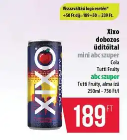 Coop Xixo dobozos üdítőital ajánlat