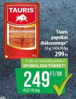 Coop Tauris paprikás diákcsemege ajánlat