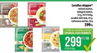 Coop Lucullus alappor ajánlat