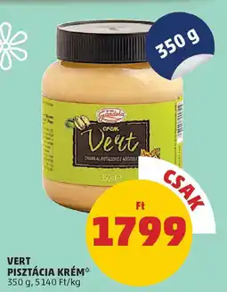 PENNY Vert pisztácia krém ajánlat
