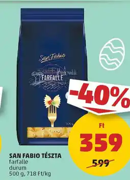 PENNY San fabio tészta ajánlat
