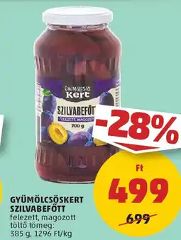 Gyümölcsöskert szilvabefőtt