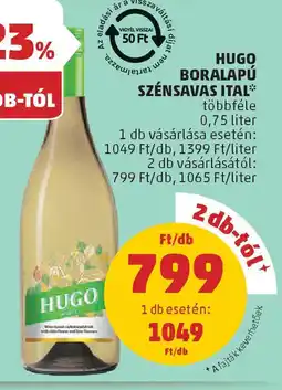 PENNY Hugo boralapú szénsavas ital ajánlat