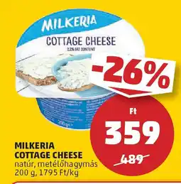 PENNY Milkeria cottage cheese ajánlat
