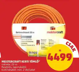 PENNY Meistercraft kerti tömlő ajánlat