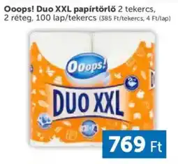 PRIVÁT Ooops! Duo XXL papírtörlő ajánlat