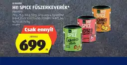 ALDI Le Gusto Hi! Spice Fűszerkeverék ajánlat