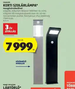 ALDI Casalux Kerti Szolárlámpa ajánlat
