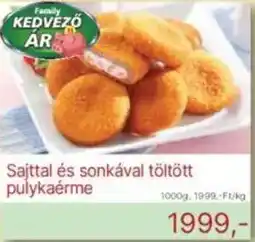 Family Frost Sajttal és sonkával töltött pulykaérme ajánlat