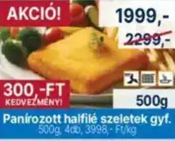 Family Frost Panírozott halfilé szeletek gyf. ajánlat