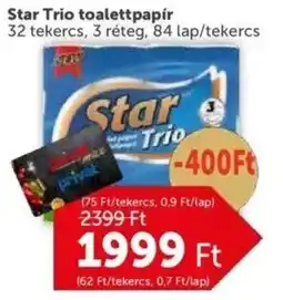 PRIVÁT Star Trio toalettpapír ajánlat