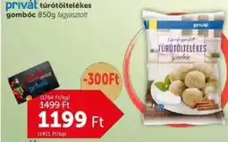 Privát túrótöltelékes gombóc