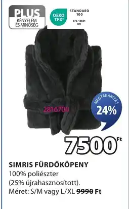 JYSK Simris fürdőköpeny ajánlat