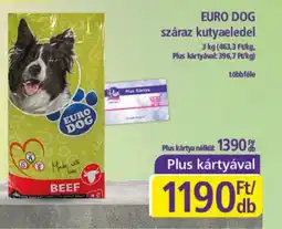 PlusMarket EURO DOG száraz kutyaeledel ajánlat