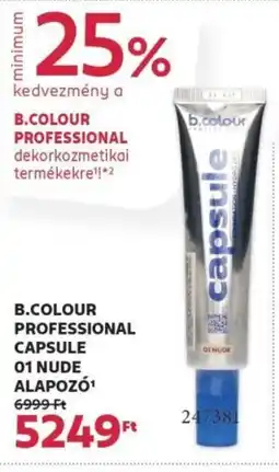 Rossmann B.colour professional capsule 01 nude alapozó ajánlat