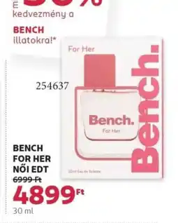 Rossmann Bench for her női edt ajánlat