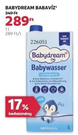 Rossmann Babydream babavíz ajánlat