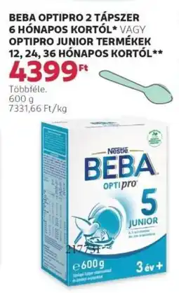 Rossmann Beba optipro 2 tápszer 6 hónapos kortól stb. ajánlat