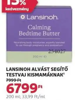 Rossmann Lansinoh alvást segítő testvaj kismamáknak ajánlat