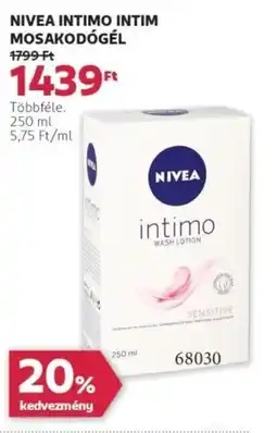 Rossmann Nivea intimo intim mosakodógél ajánlat