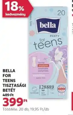 Rossmann Bella for teens tisztasági betét ajánlat